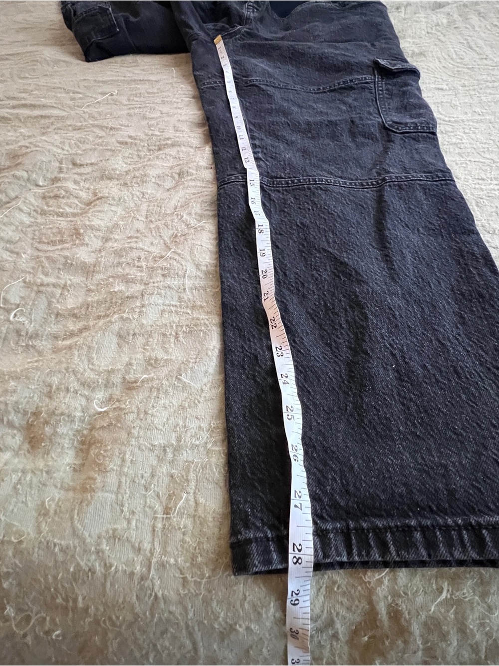 Maternity Cargo Jogger Pants - Black - Picture 2 of 8